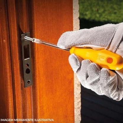 Chave Fenda Simples 1/4X8 Polegadas 6X200mm - Tramontina