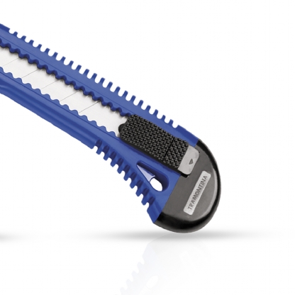 Estilete Retrátil Profissional 18mm Emborrachado - Tramontina