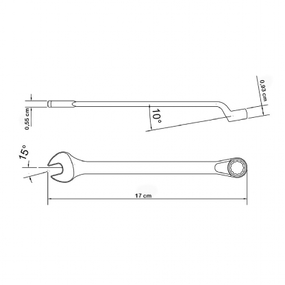 Chave De Aperto Combinada 12mm - Tramontina