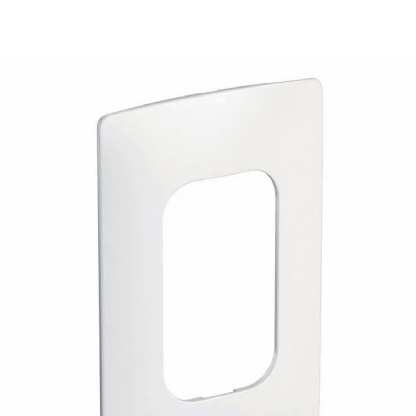 Placa Acabamento 3 Postos Horizontal 4X2 Nereya Branco Gloss - Pial