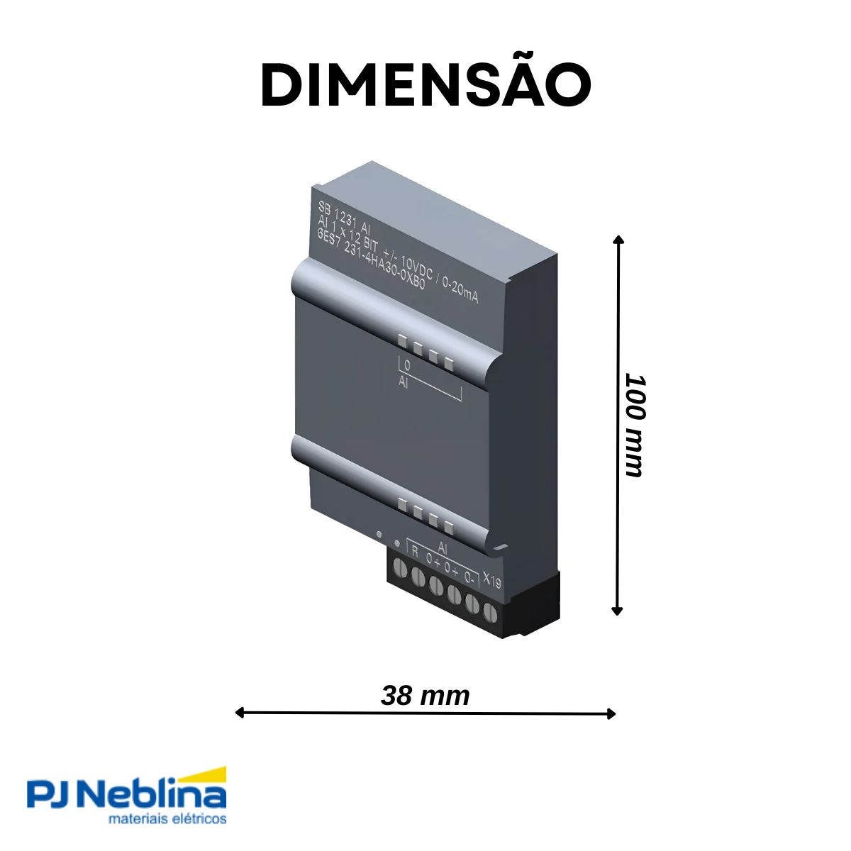 Modulo Expansão Clp Entrada Analógica 1Ea Sb 1231 Simatic S7-1200 - Siemens