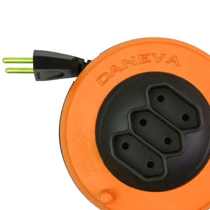 Extensão Pop Spin Pl 2X 0,75mm 5 Metros Preto - Daneva