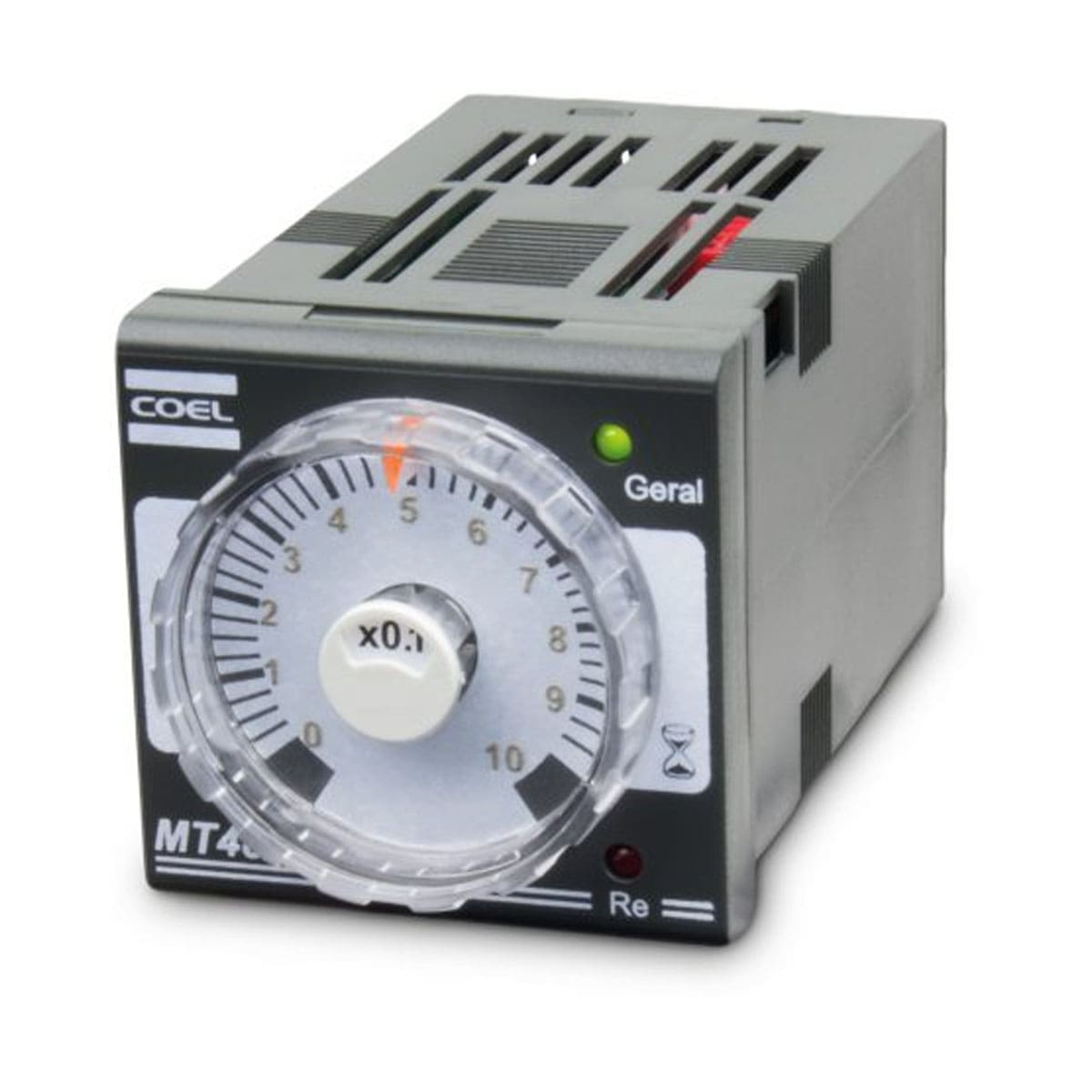 Rele Temporizador Analógico Multifunção 1Seg-10H 2 Spdt (2Naf) 24Vca/Cc MT48LMRRAA-P Coel