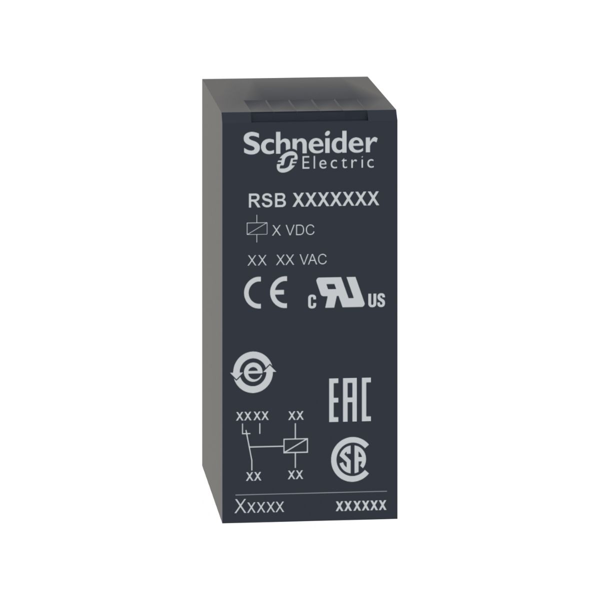 Rele Interface Mini Eletromecânico 8A 230V 2Rev (Dpdt) Agni - Schneider