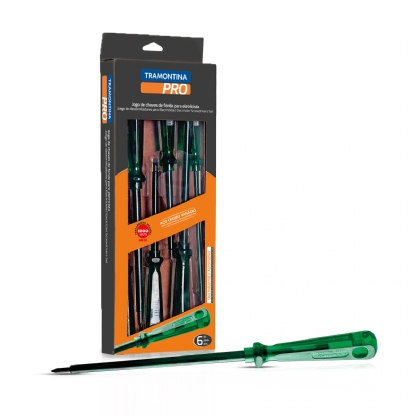 Jogo Chave Fenda/Philips Com 6 Unidades - Tramontina