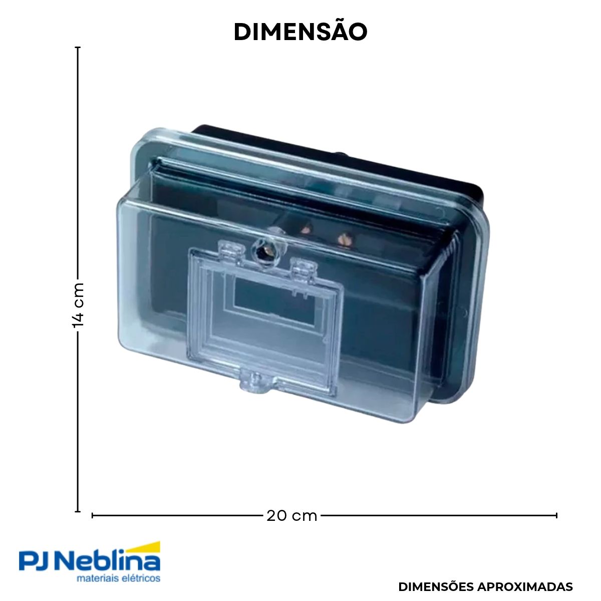 Caixa Proteção P/Disjuntor Monofásico - Plastimax