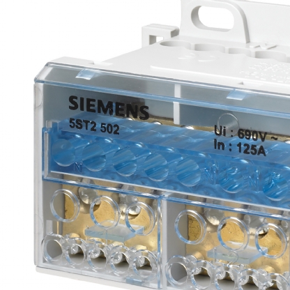 Bloco Distribuição 690V 125A 4P 5ST2502 - Siemens