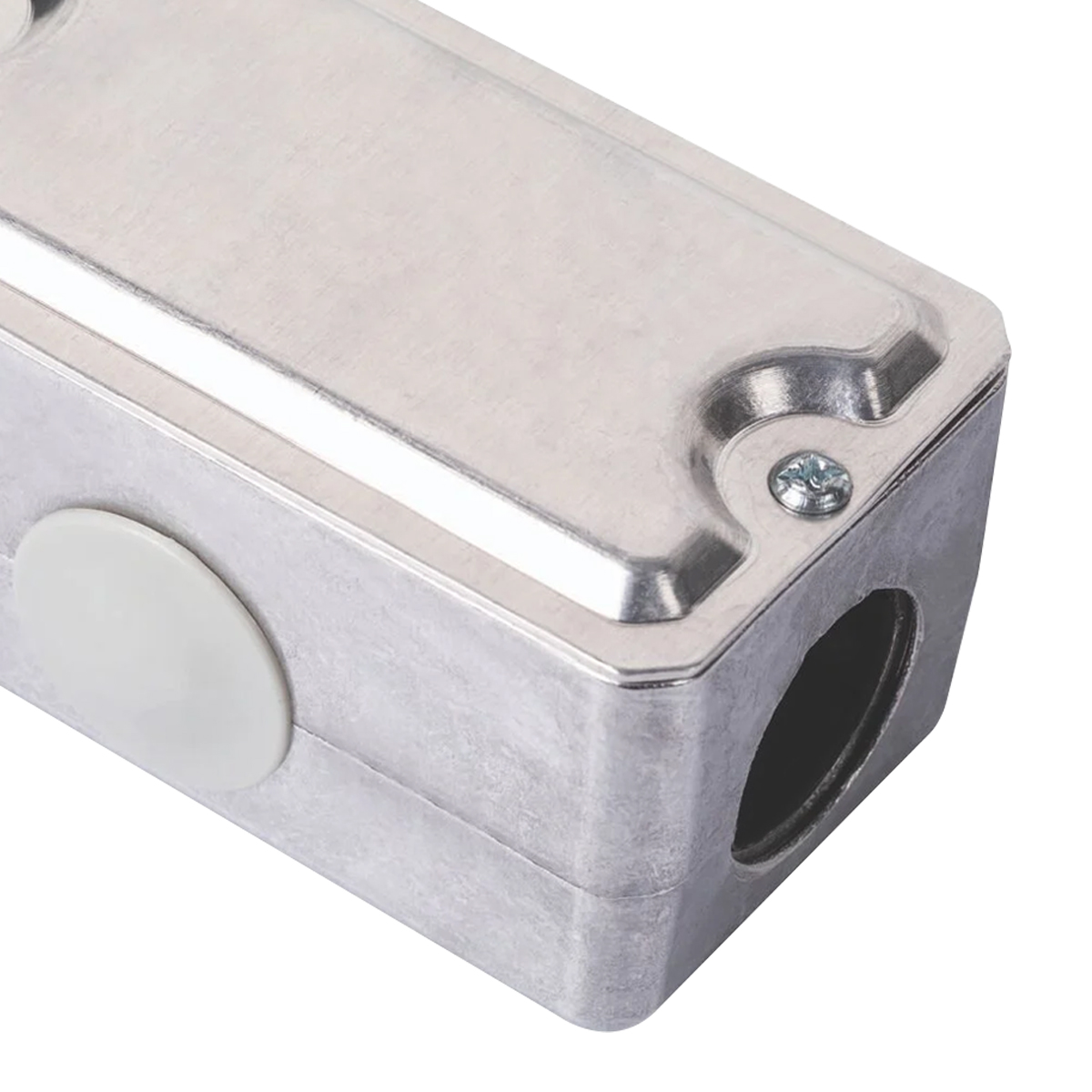 Condulete Alumínio Múltiplo Tipo X 2.1/2 Sem Pintura Com Tampa Com 2 Tampões Sem Vedação Abrigada Dm - Daisa