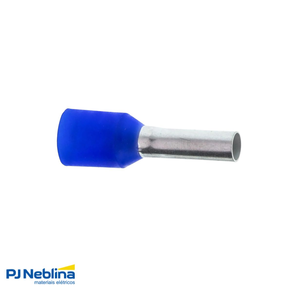 Terminal Tubular (Ilhos) 50Mm (1Awg) Pré-Isolado Azul - Magnet