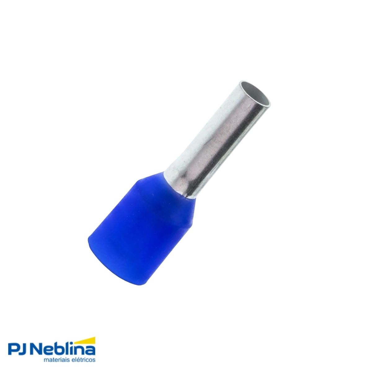 Terminal Tubular (Ilhos) 50Mm (1Awg) Pré-Isolado Azul - Magnet