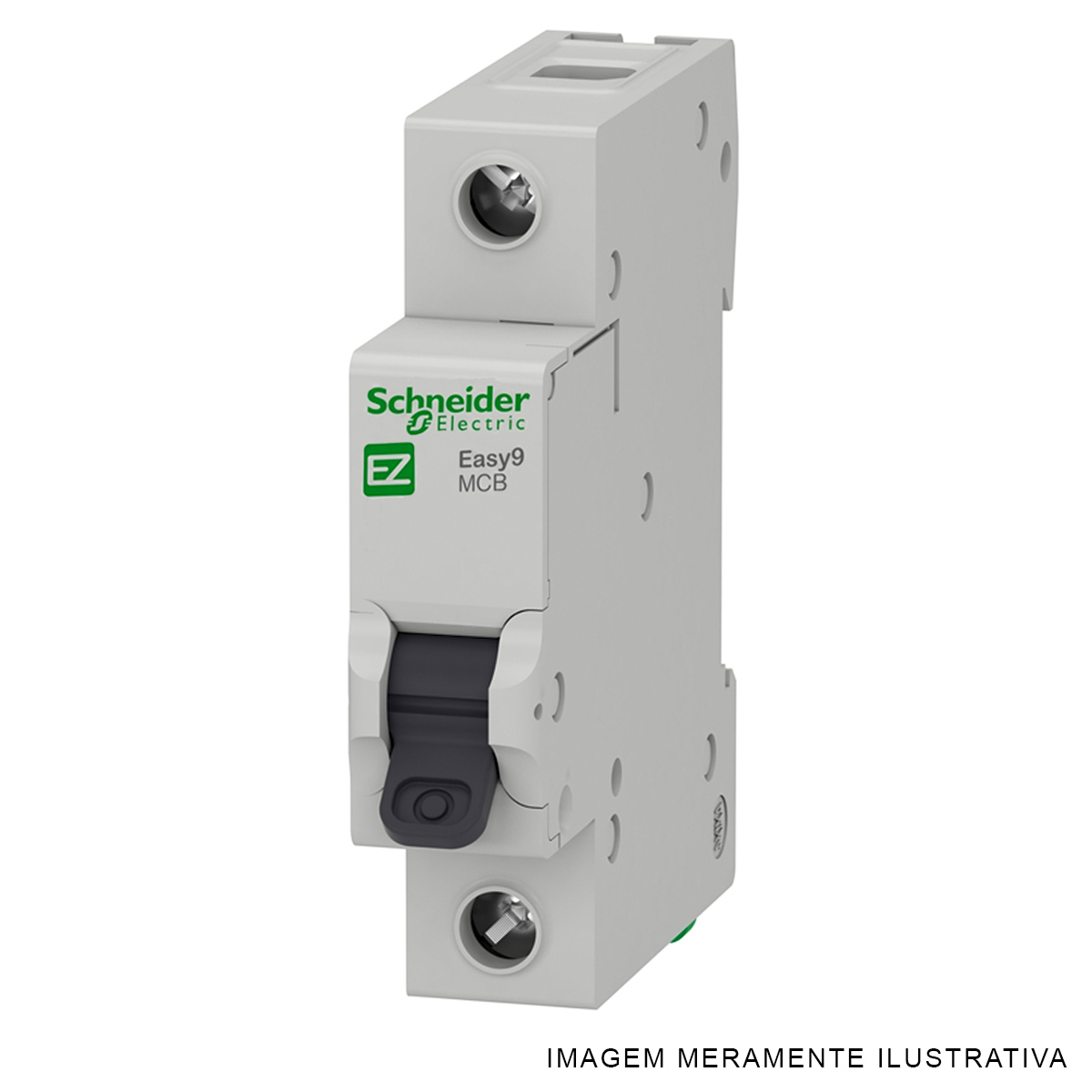 Disjuntor Mini Din 1P 16A 230/400V Curva B 3Ka Easy9  EZ9F13116 - Schneider Electric