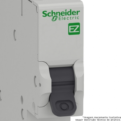 Disjuntor Mini Din Unipolar 32A Curva C 3Ka 230/400V EZ9F33132 - Schneider Electric