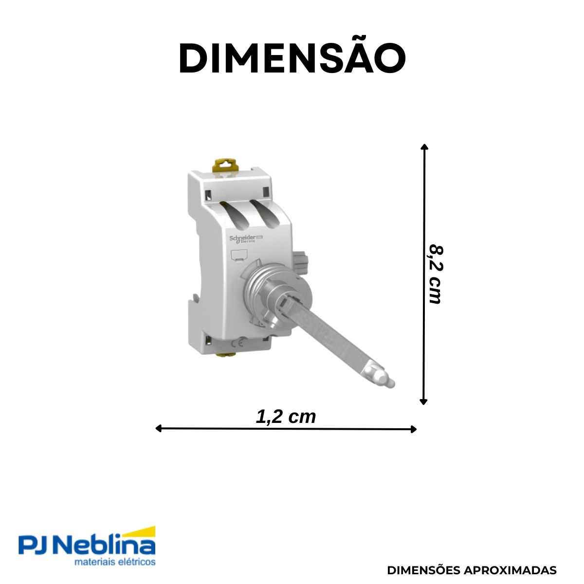 Mecanismo Adaptador P/Manopla Rot - Schneider