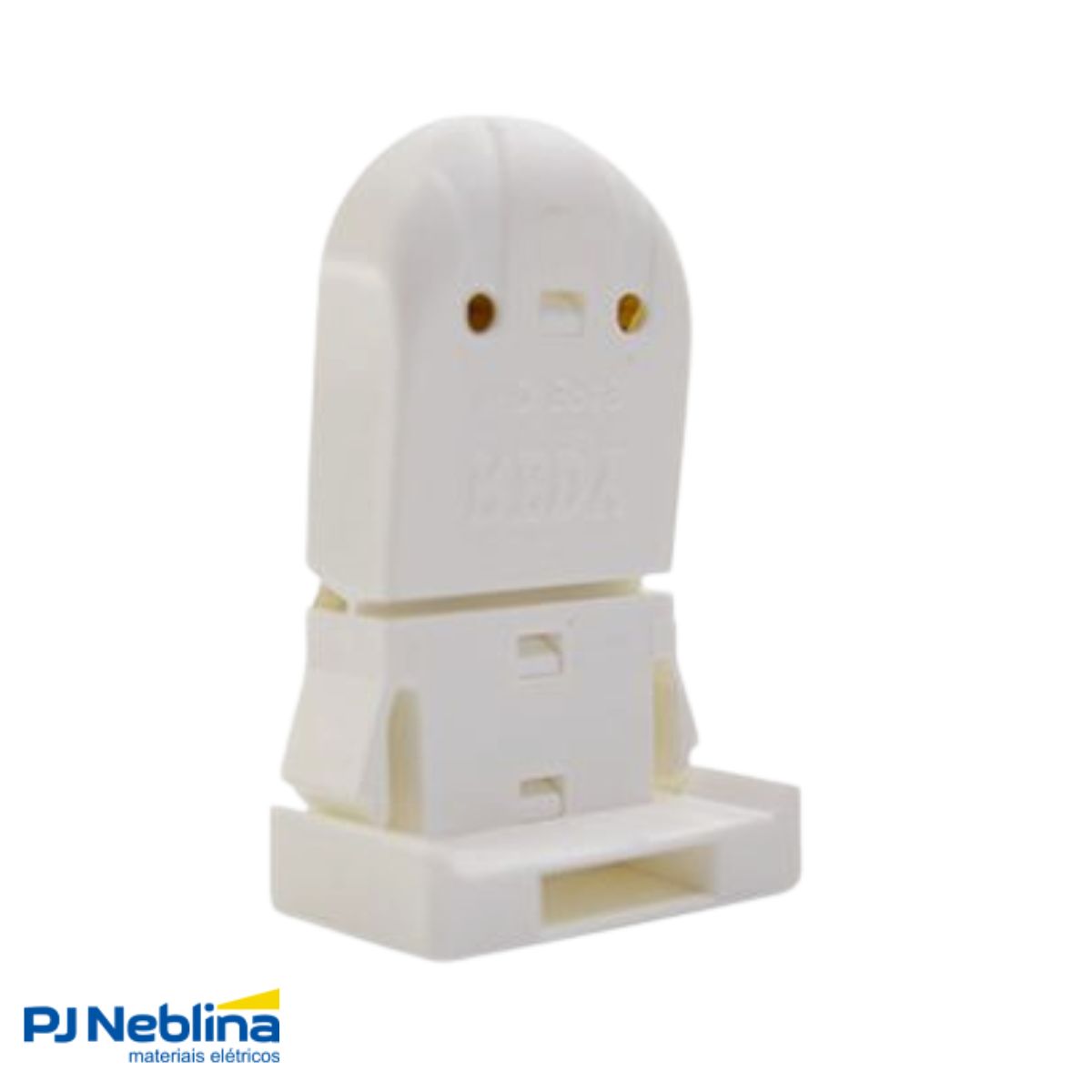 Soquete Lâmpada Poliamida Inclinado G13 2A 250V Engate Rápido Anti-Vibratorio - Redy