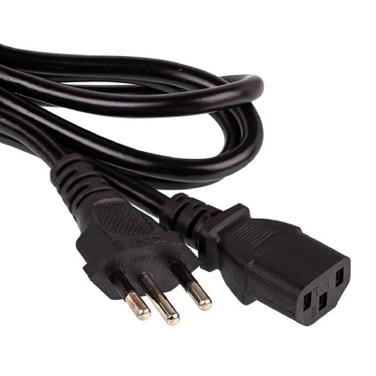 Extensão Para Computador/Monitor  3X 0,75mm Com 1,5 Metros Preto 10A 250V - Daneva