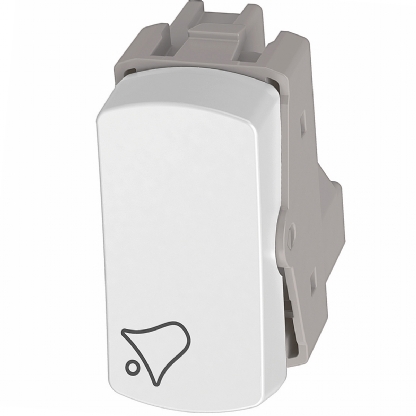 Módulo Pulsador Campainha 1 Módulo 10A 250V Branco Miluz S3B72460 - Schneider Electric