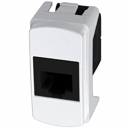 Módulo Tomada Rede RJ45 Cat5E Miluz Branco - Schneider Electric