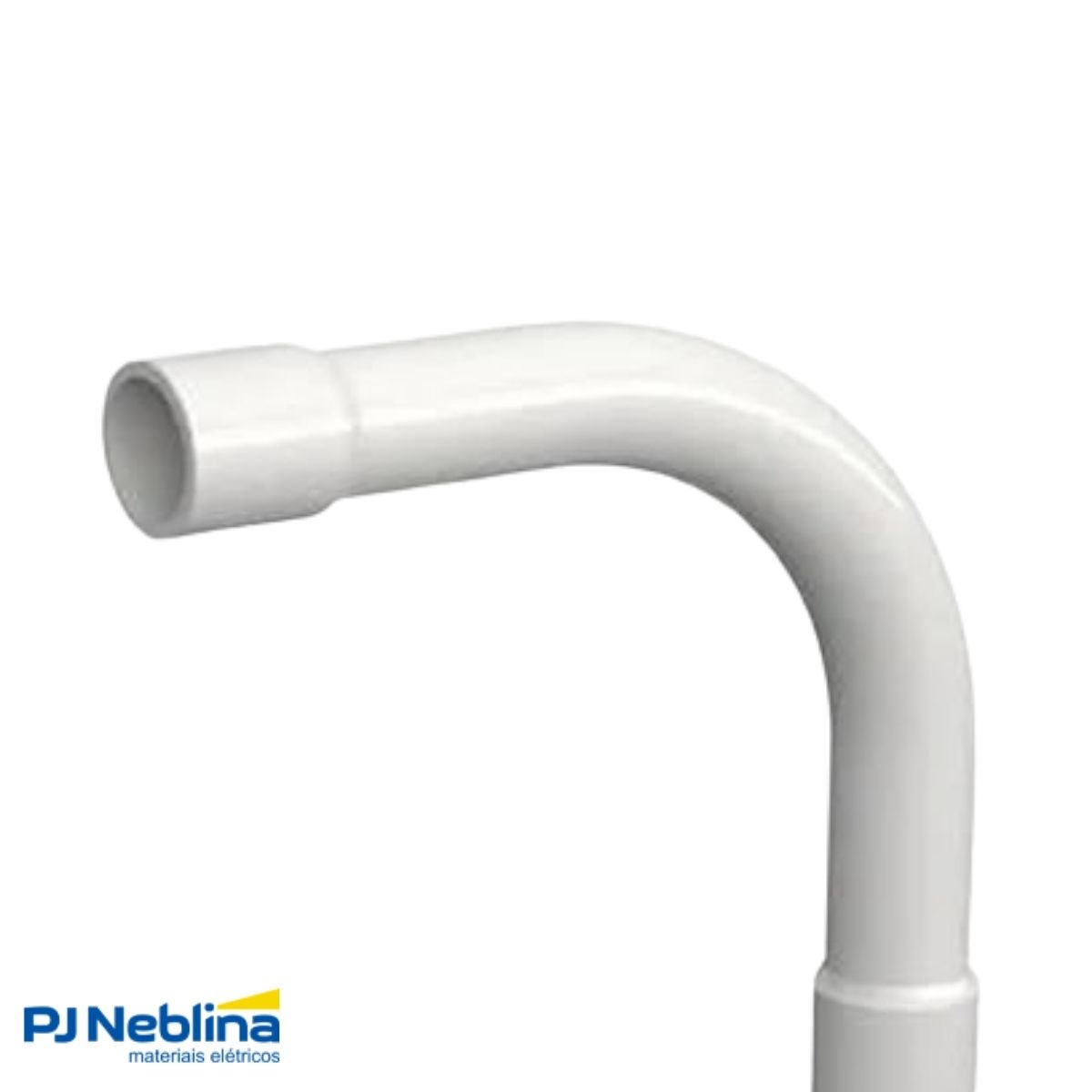 Curva Eletroduto 2 Ponta Bolsa 90G 3/4 Pvc Branco S/Rosca - Wetzel