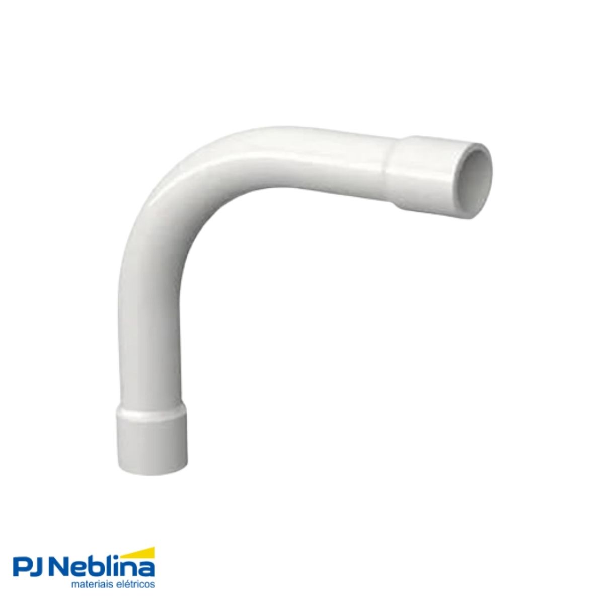 Curva Eletroduto 2 Ponta Bolsa 90G 3/4 Pvc Branco S/Rosca - Wetzel