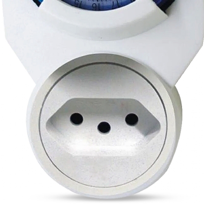 Timer Temporizador Analógica Bivolt De Tomada 24 Horas - Dni