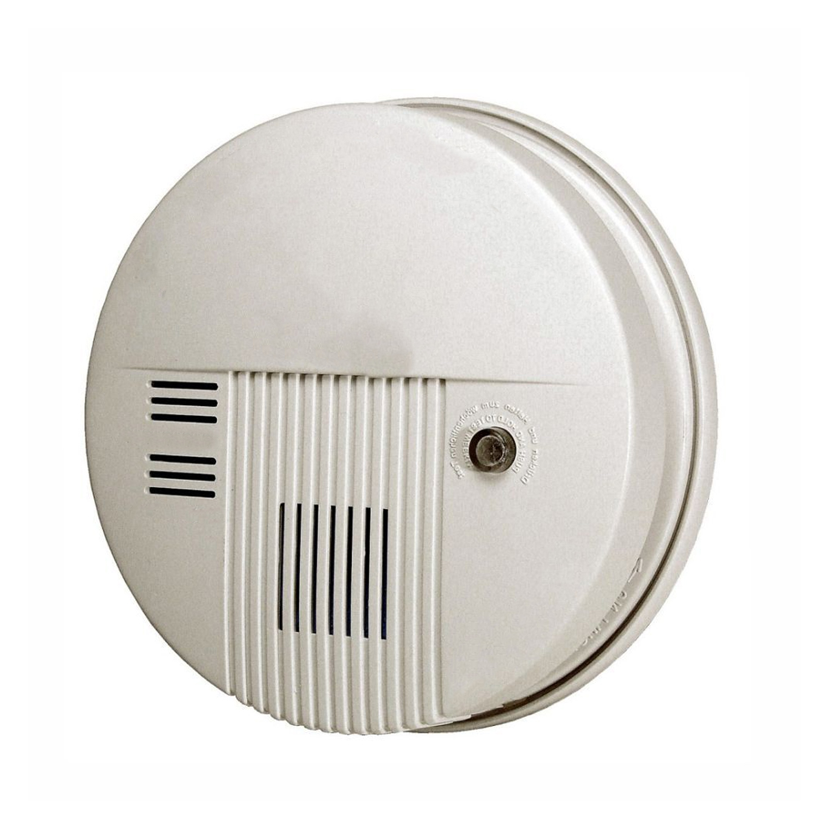 Detector De Fumaça Com Sirene Inclusa Bateria 9V Com Led Com Saída Nf 12-25mA Branco - Dni