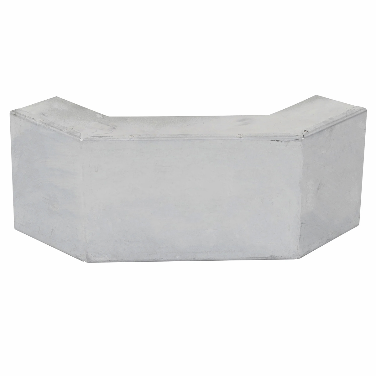 Curva Vertical Externa Aço Para Eletrocalha Lisa 90G Tipo U 100X50Mm Pré Zincado