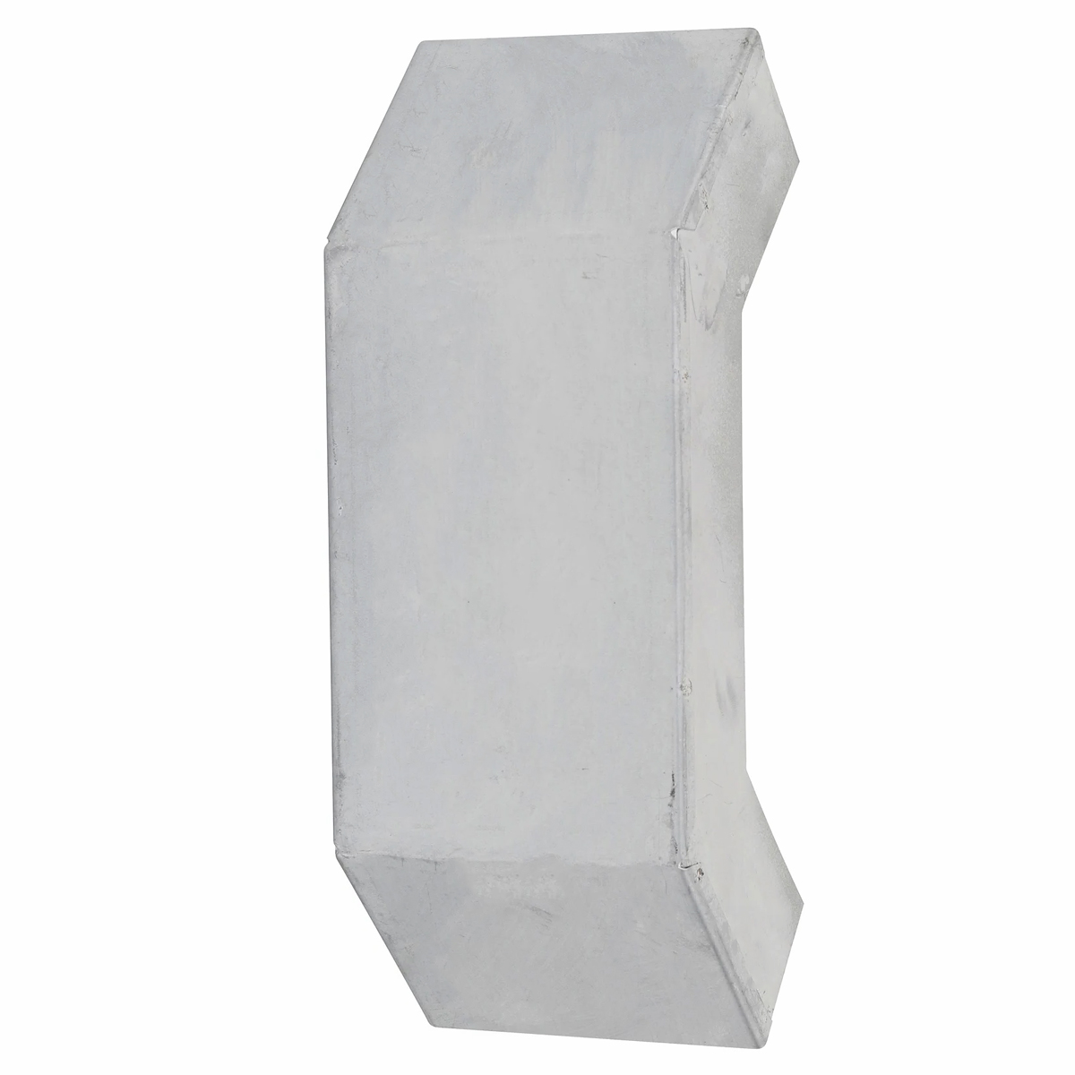 Curva Vertical Externa Aço Para Eletrocalha Lisa 90G Tipo U 100X50Mm Pré Zincado