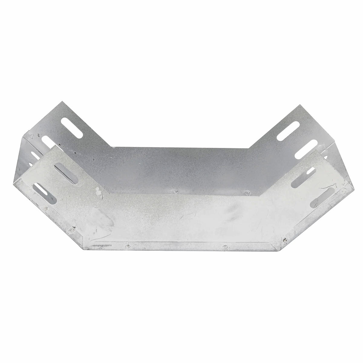 Curva Vertical Interna Aço Para Eletrocalha Perfurada Tipo U 100X50Mm Pré Zincado