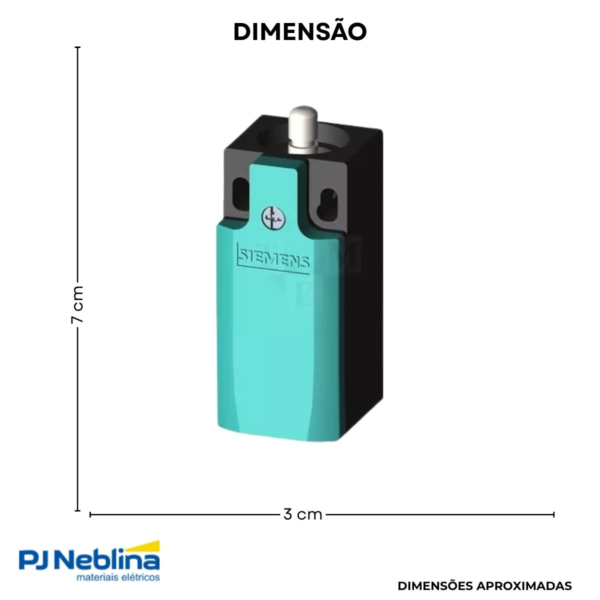 Chave Fim De Curso Pistão 6A 1Na+1Nf Ip65 - Siemens