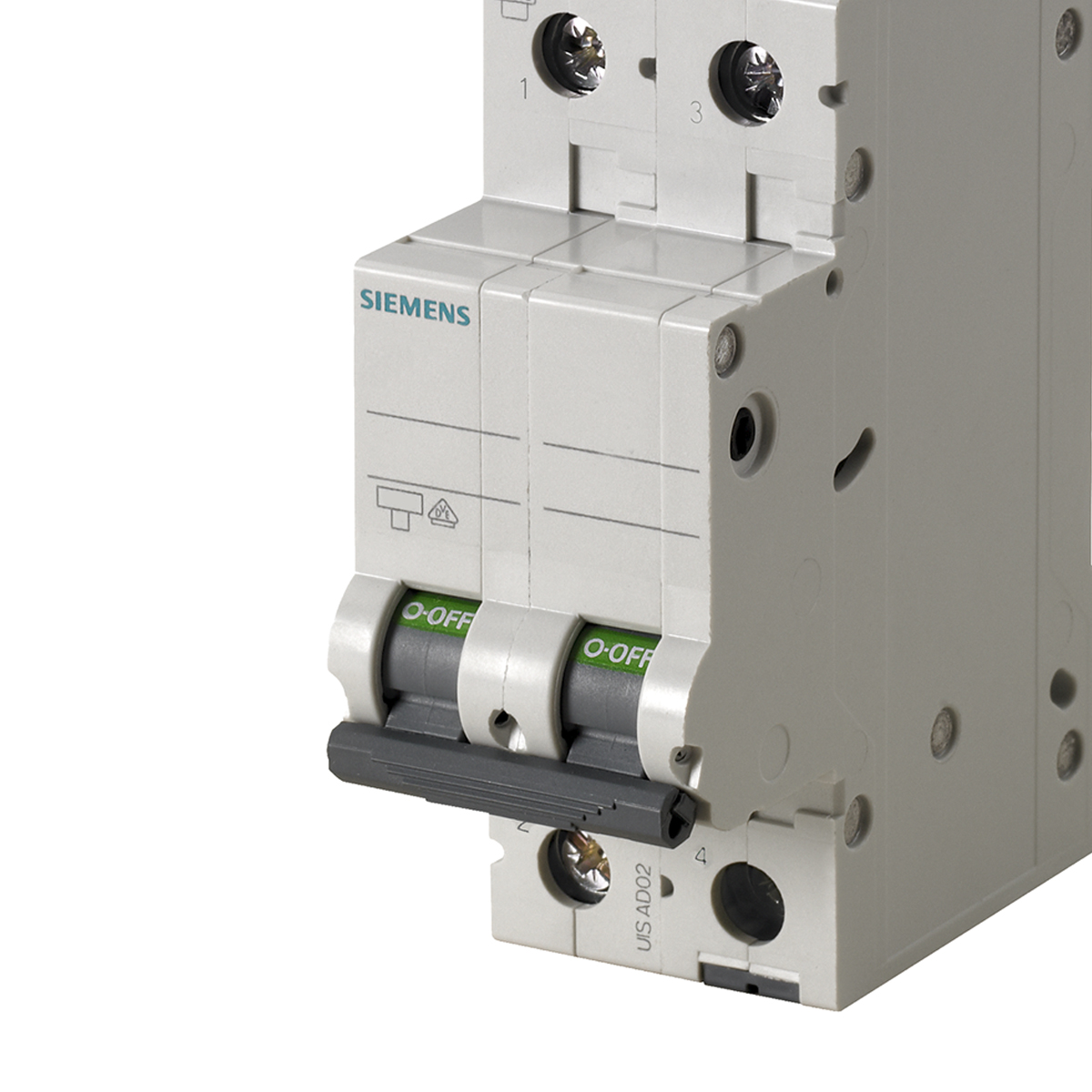 Disjuntor Mini Din Bipolar 32A Curva C 6Ka 220/380V 5SL62327MB - Siemens