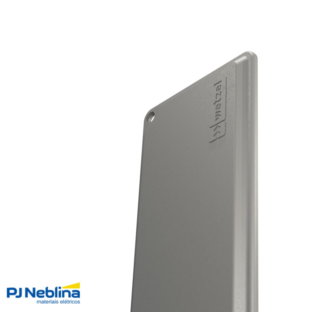 Tampa Condulete Cega Alumínio 1Pol C/Pintura Cinza S/Vedação - Wetzel