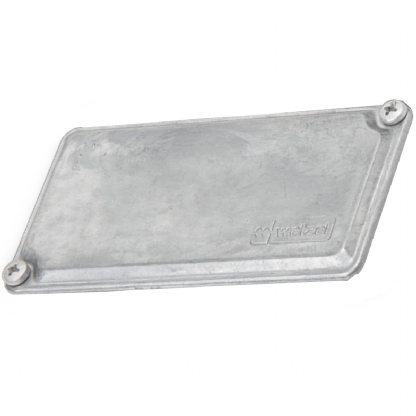 Tampa Alumínio Para Condulete 1/2 - 3/4 Polegada Cego Sem Pintura Sem Vedação TPSC-10 - Wetzel