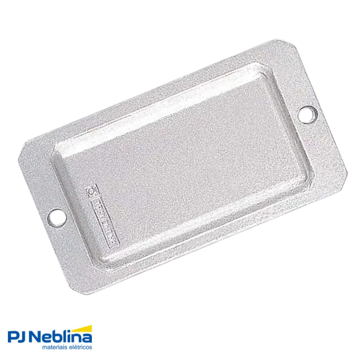 Tampa Condulete Cega Alumínio 1/2-3/4 C/Pintura Cz C/Vedação - Wetzel