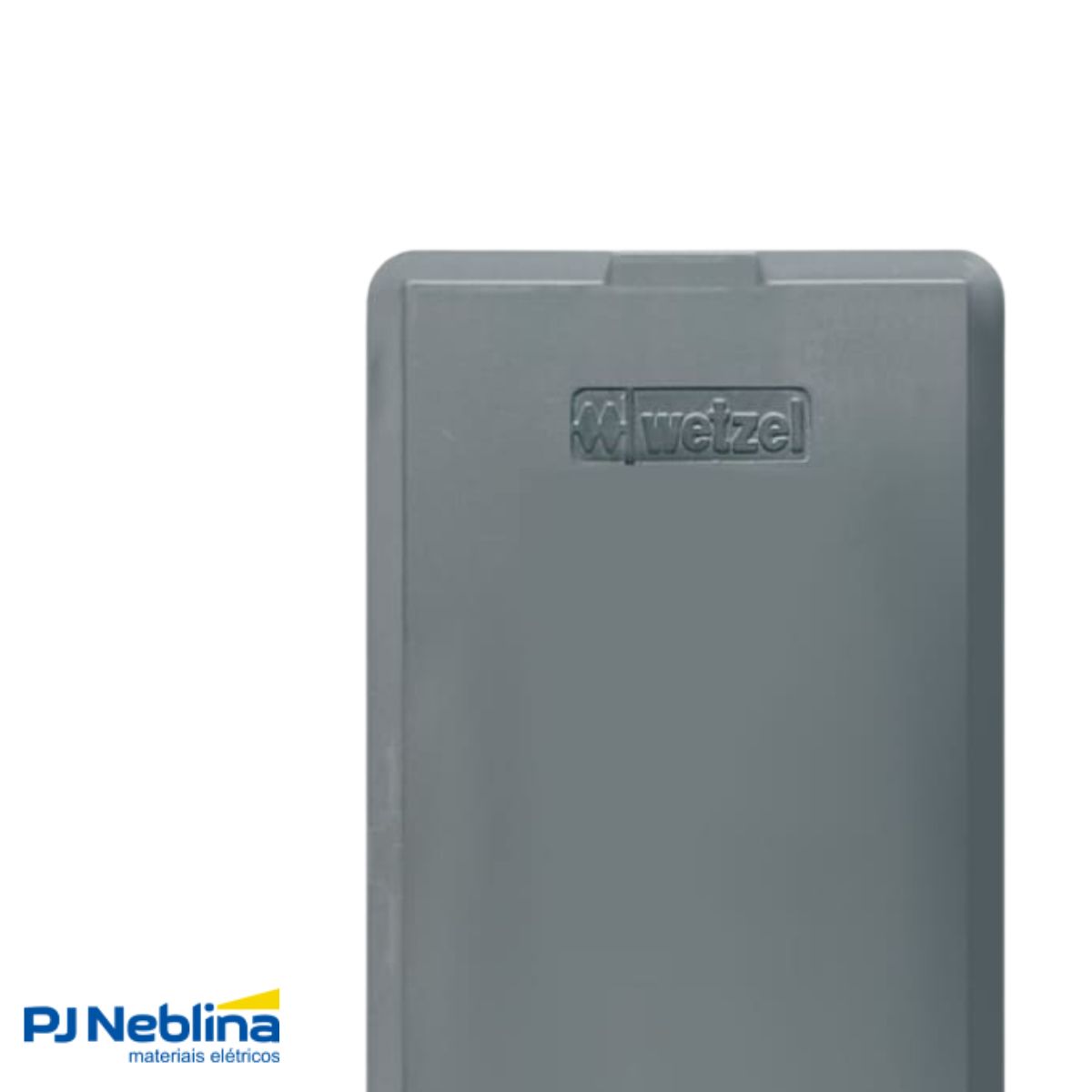 Tampa Condulete Cega Alumínio 1Pol C/Pintura Cinza C/Vedação - Wetzel