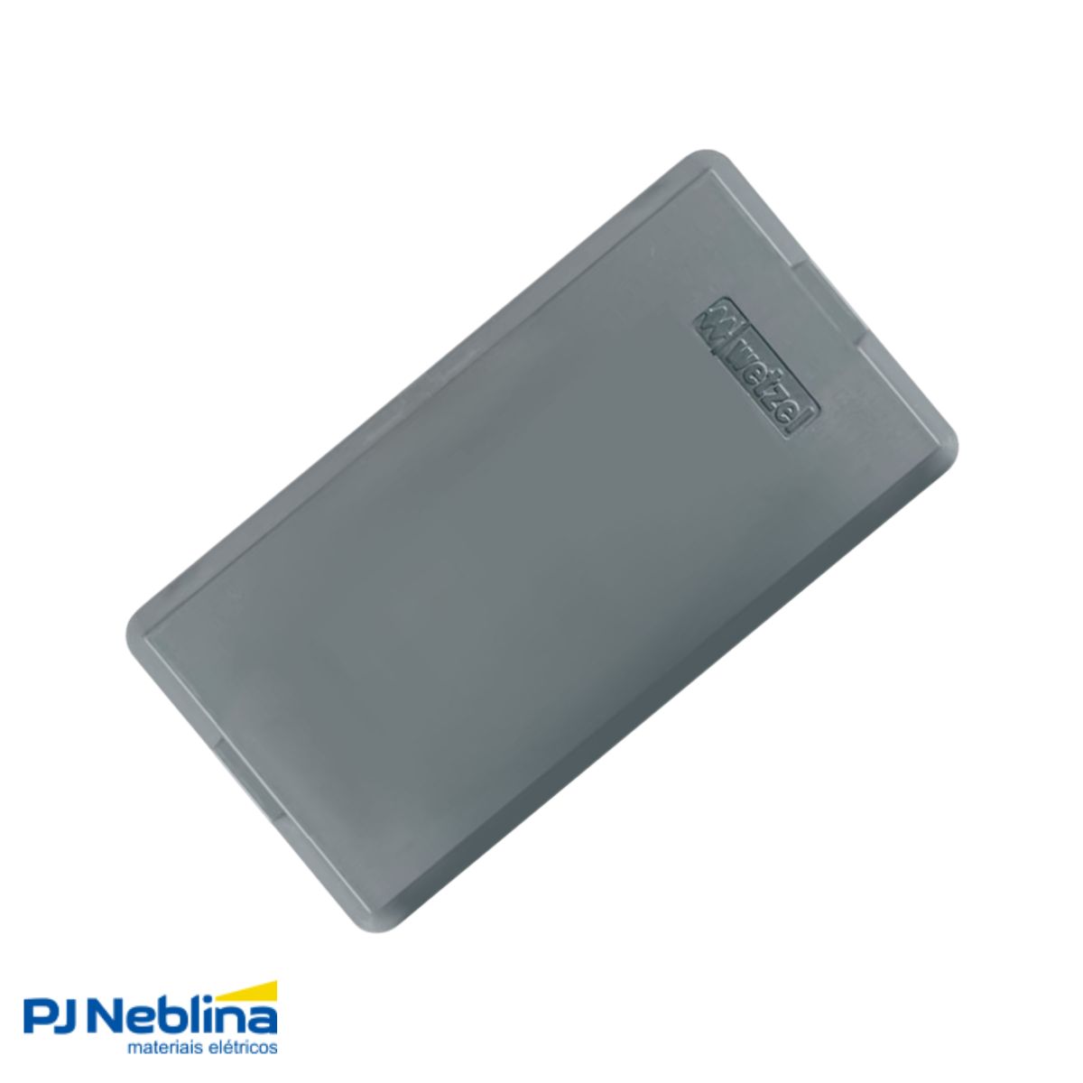 Tampa Condulete Cega Alumínio 1Pol C/Pintura Cinza C/Vedação - Wetzel