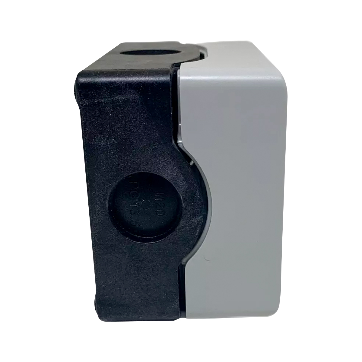 Caixa Plástica Vazia 2 Furos Furação 22mm Tampa Cinza Base Preta PBW-2 - WEG