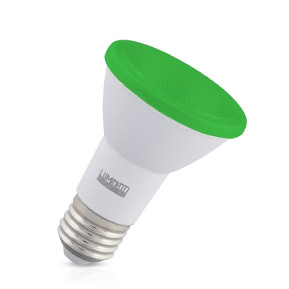 Lâmpada Led Par20 6W Bivolt E27 Verde - Luminatti