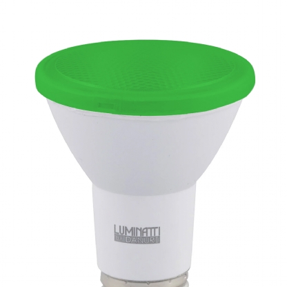 Lâmpada Led Par20 6W Bivolt E27 Verde - Luminatti