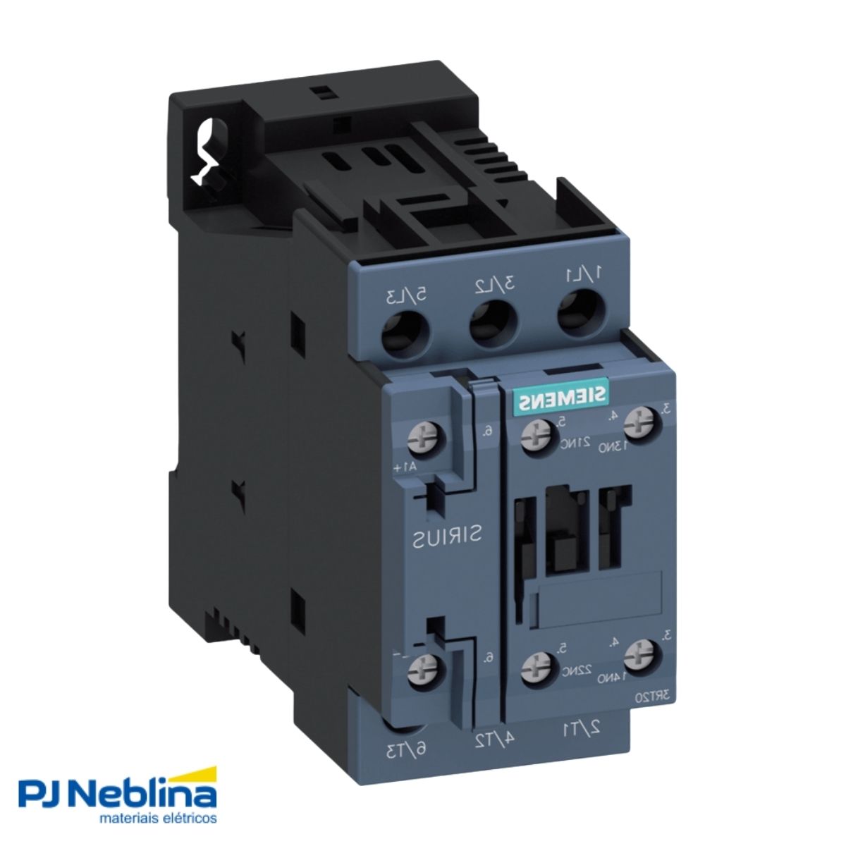 Contator Potencia Tripolar 12A 24Vcc 1Na+1Nf - Siemens