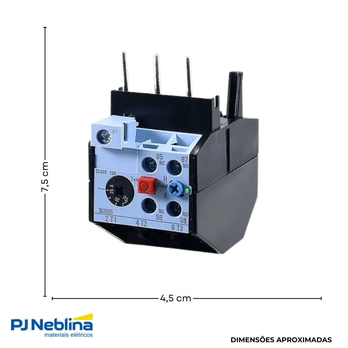 Relé Sobrecarga Térmico 16-25A Classe 10 - Siemens