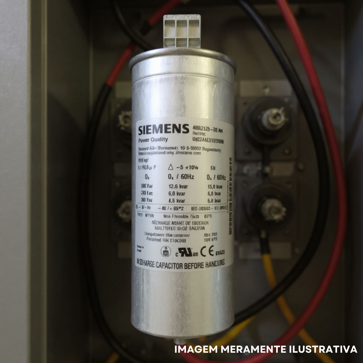 Capacitor P/Correção Fator De Potência 15Kvar 380V Trifásico 60Hz - Siemens