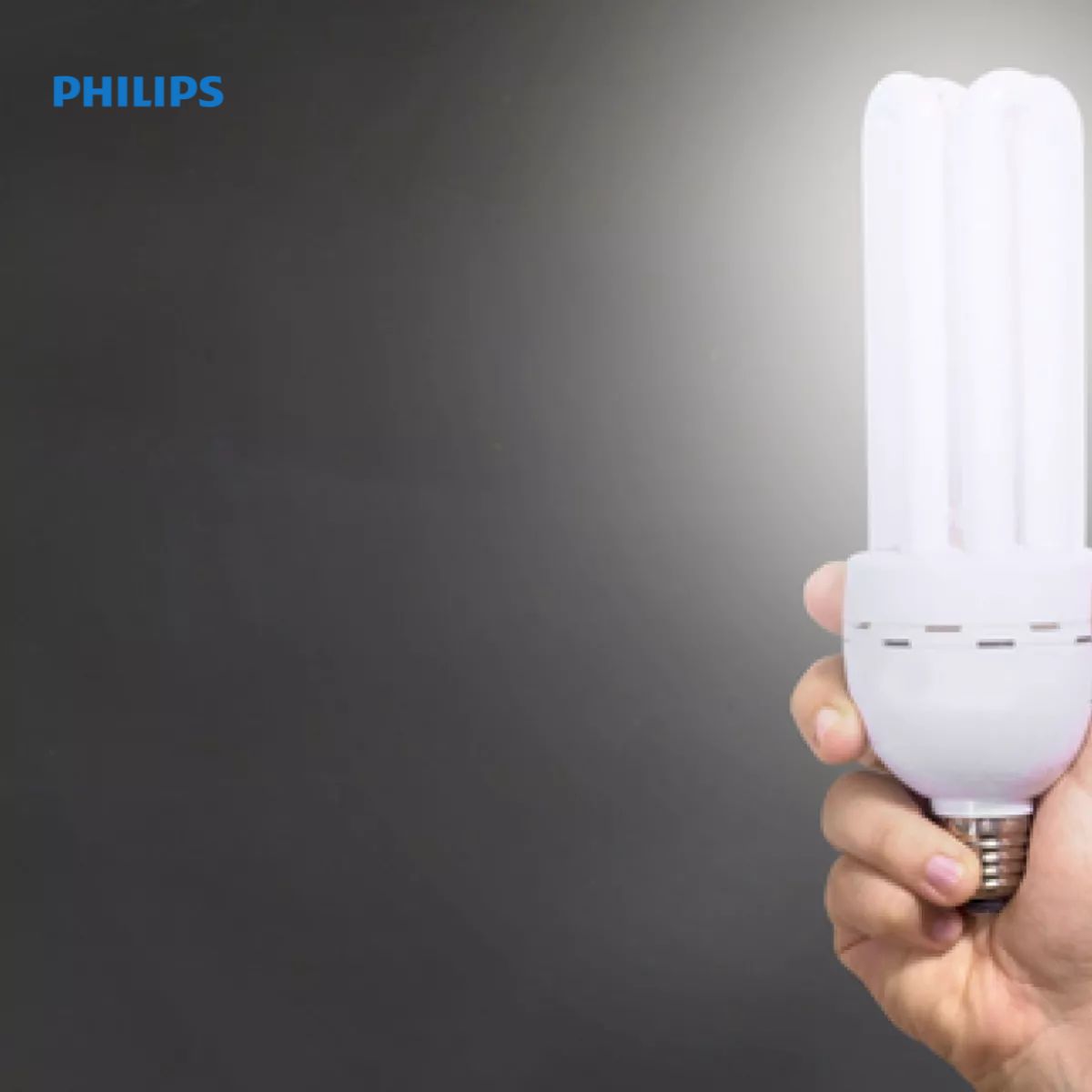 Lâmpada Fluorescente Compacta 2U 14W 127V E27 6500K Luz Branca Ecohome Stick - Philips