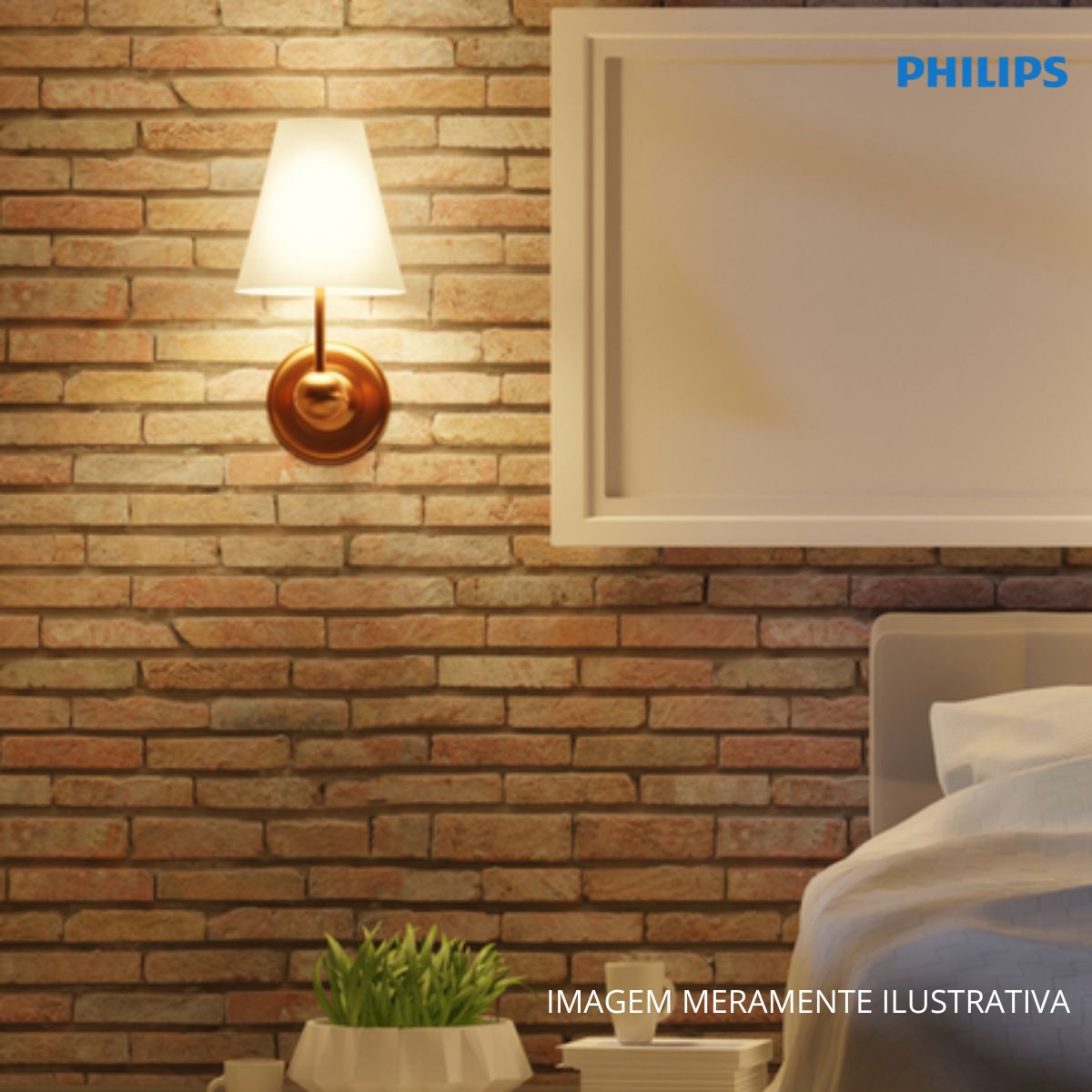 Lâmpada Fluorescente Compacta 2U 14W 127V E27 6500K Luz Branca Ecohome Stick - Philips