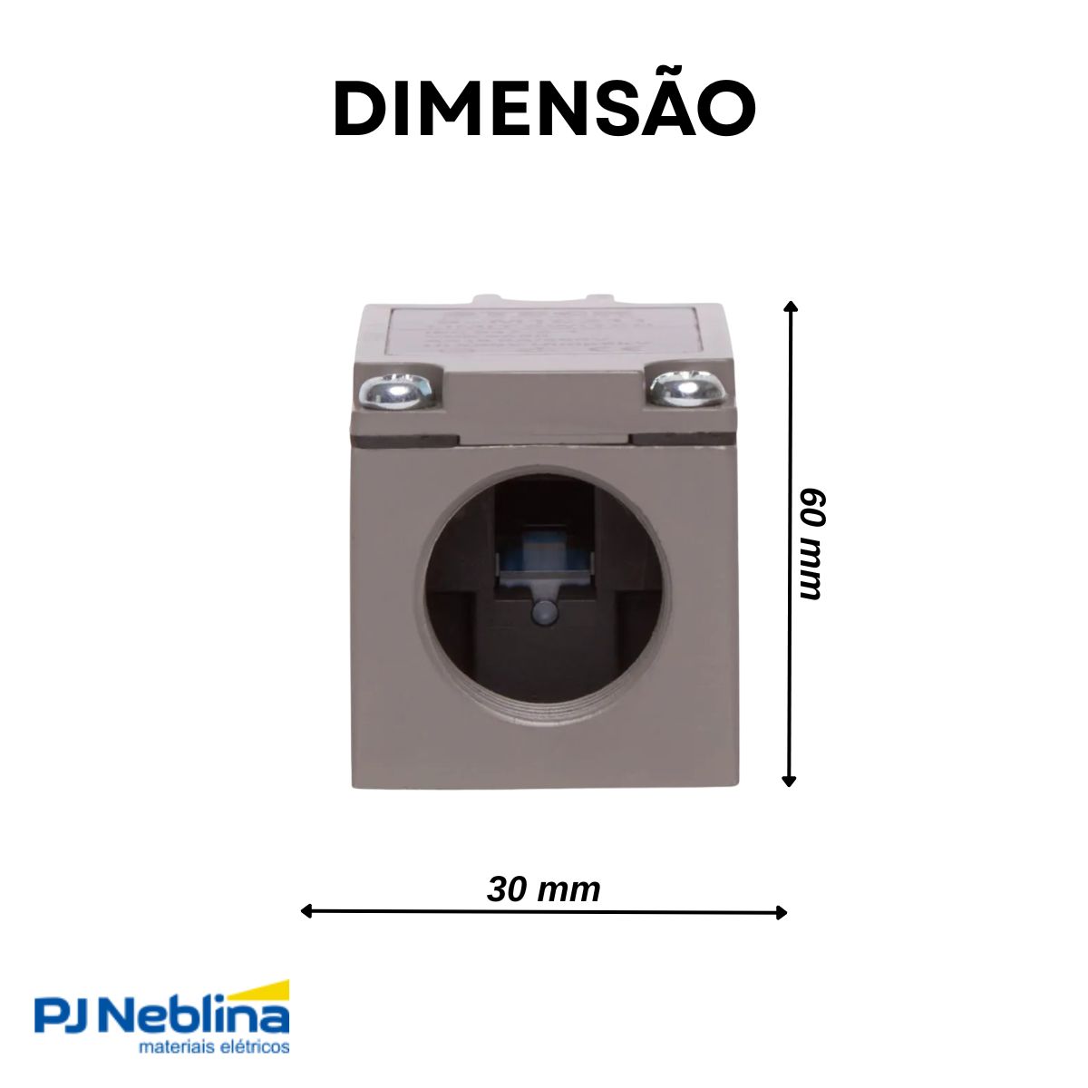 Chave Fim De Curso Metal 1 Ent Pistão Metálico Curto - Steck