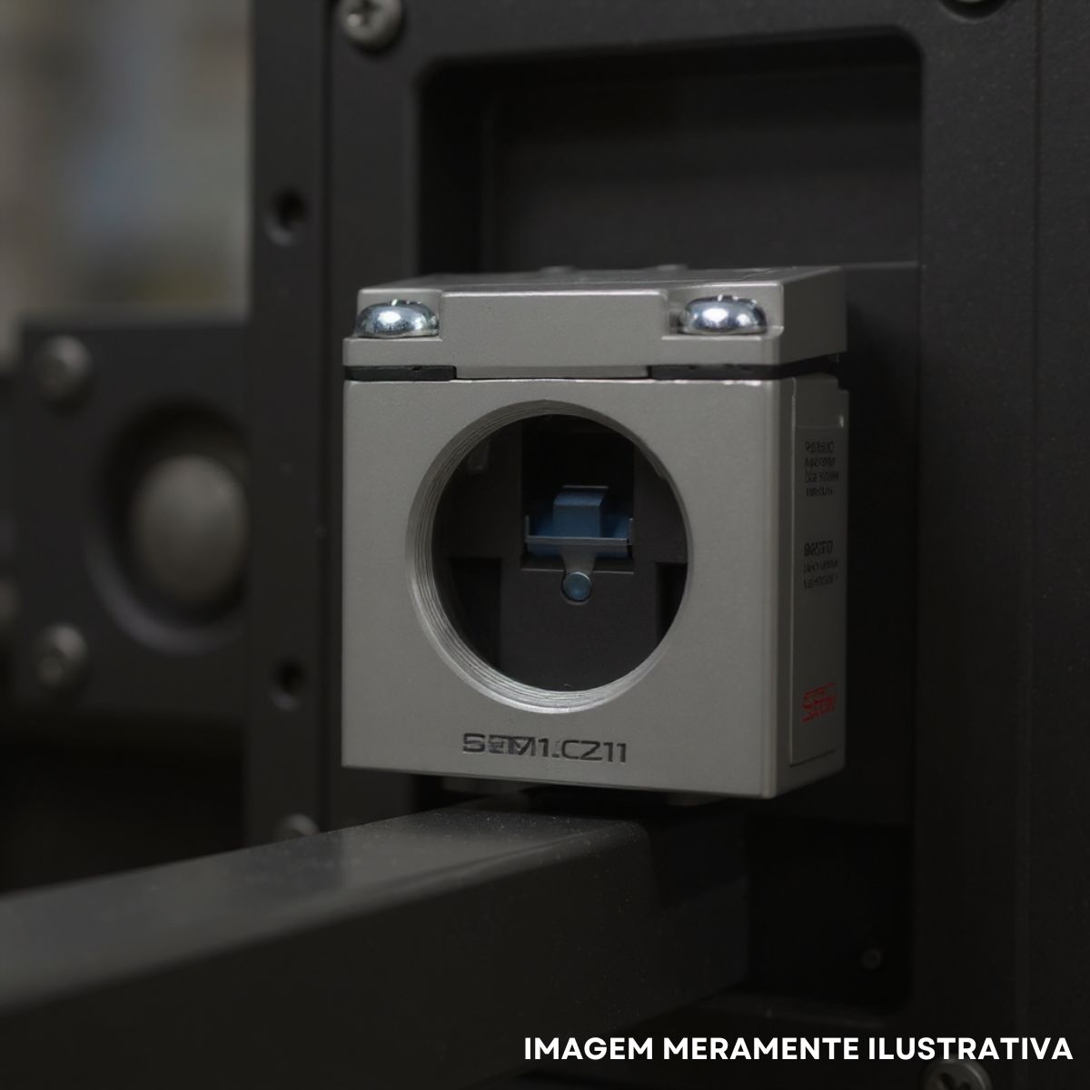 Chave Fim De Curso Metal 1 Ent Pistão Metálico Curto - Steck