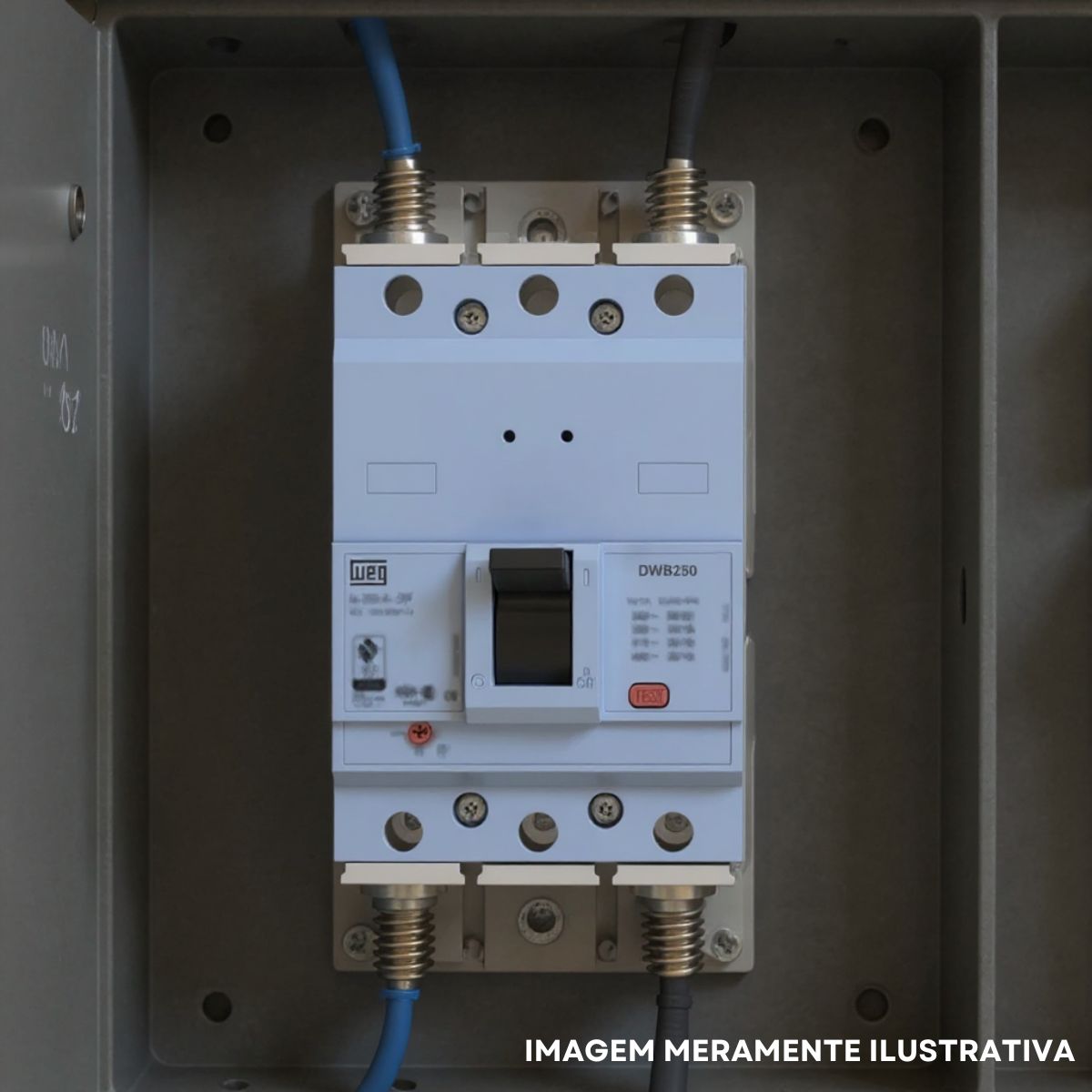 Disjuntor Caixa Moldada Tripolar 200-250A 16Ka 380/415V 50/60Hz - Weg