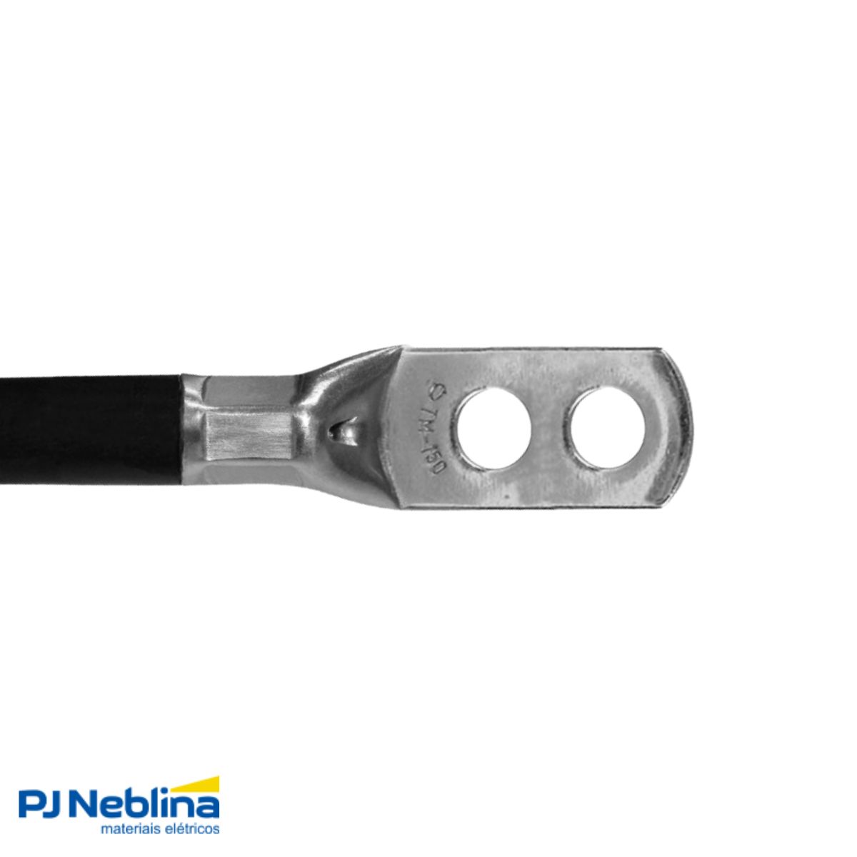 Terminal Compressao 50mm 1 Compr 2 Furos F=8,5mm 5/16 (m8)
