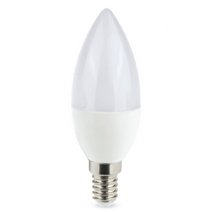 Lâmpada Led Vela 6W Bivolt E14 2700K Luz Amarela - Luminatti