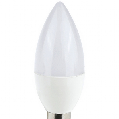 Lâmpada Led Vela 6W Bivolt E14 2700K Luz Amarela - Luminatti