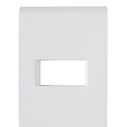 Placa Acabamento Horizontal 4X2 Liz Branco - Tramontina